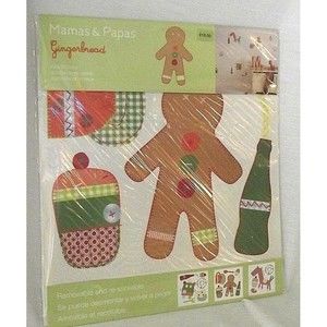 Scrapbook Wall Gingerbread Decal Mamas Papas Stickers Peel Stick Boy Horse Donut